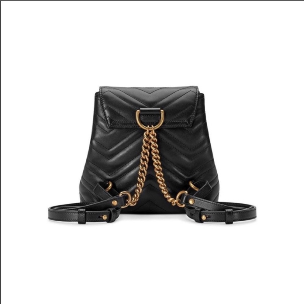 ❌SOLD❌🖤Gucci Marmont Mini Backpack🖤 - Picture 11 of 14